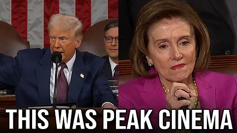 Nancy Pelosi caught HYPERVENTILATING TWICE during Trump's address to Congress