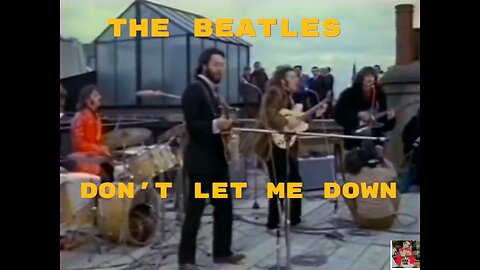 The Beatles LIVE ~ Don't Let Me Down 2nd version ~ Rooftop (1969)