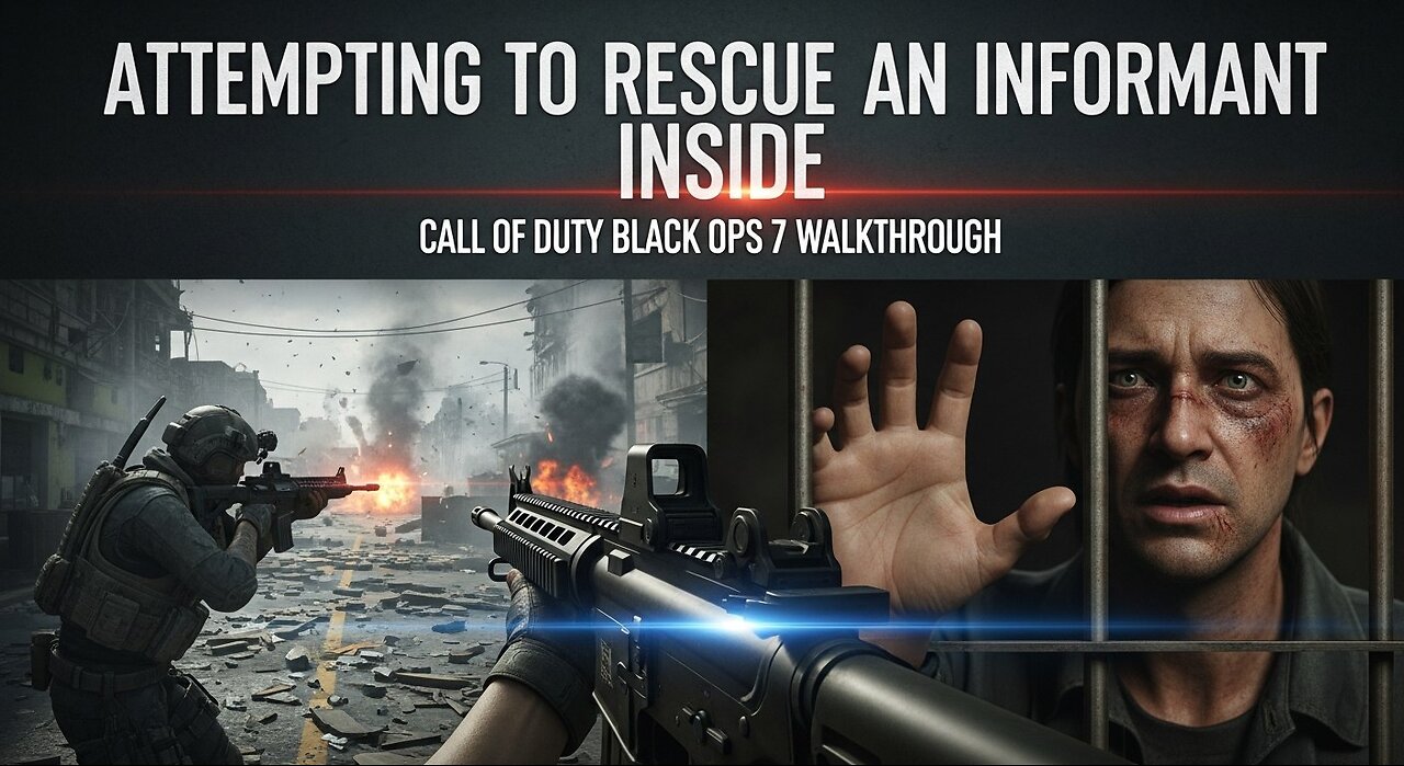 Attempting to rescue an informatant. Inside ► Call of Duty Black OPS 7 walkthrough