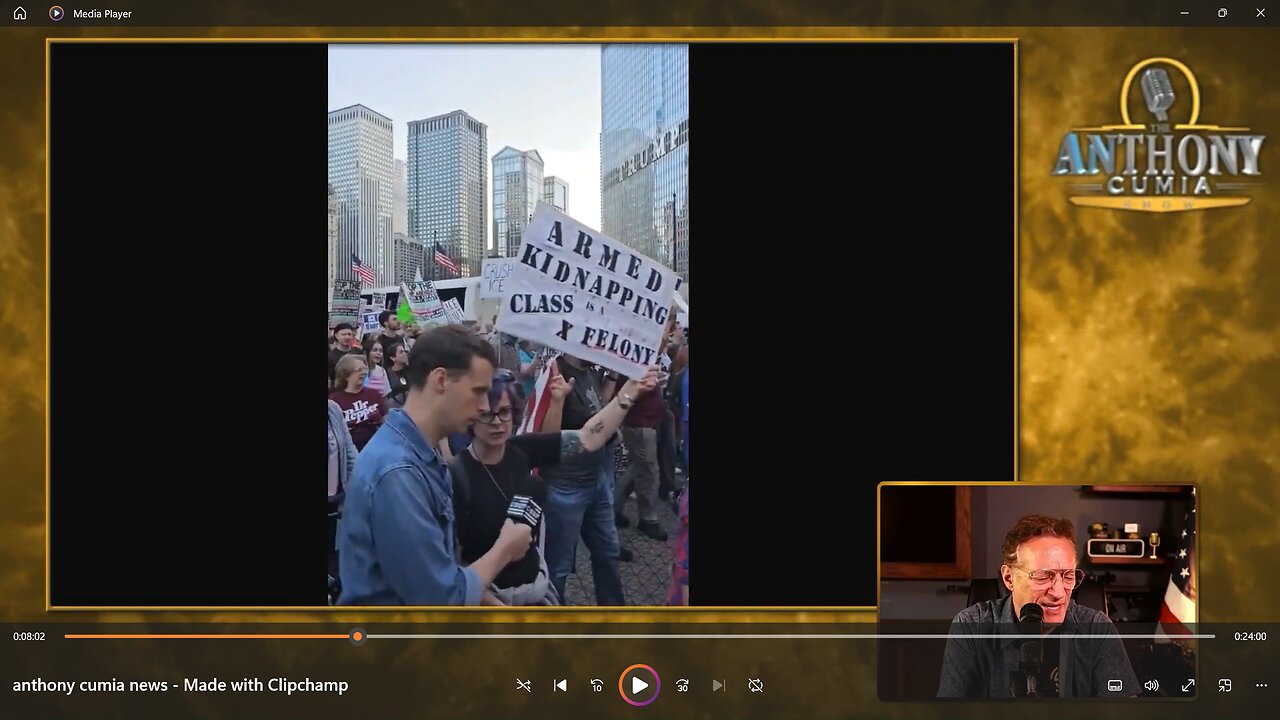 Anthony Cumia Talks ICE protests in Chicago