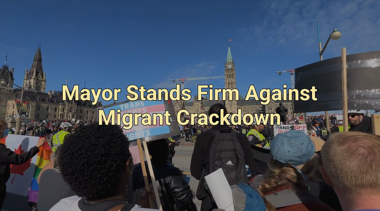 Mayor stands firm against migrant crackdown