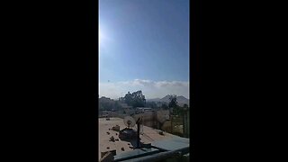 American fighter jets are flying at low altitude over Palmyra, Syria, after the ISIS