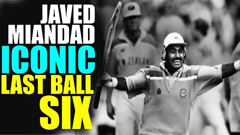 Javed Miandad Iconic Last Ball Six vs India | Pak vs India Austral Asia Cup 1986 Final Sharjah