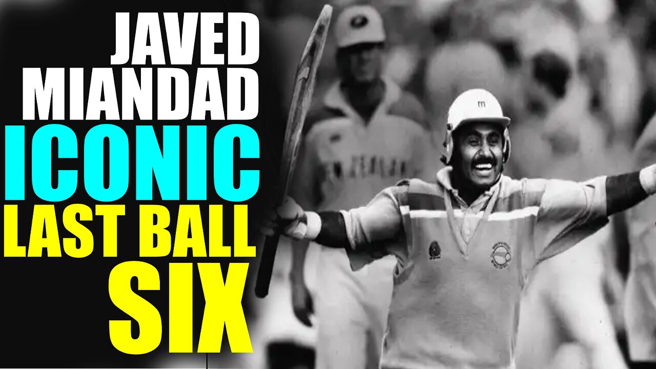 Javed Miandad Iconic Last Ball Six vs India | Pak vs India Austral Asia Cup 1986 Final Sharjah