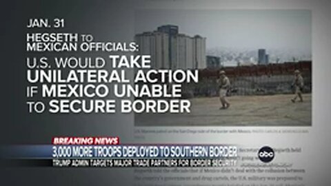 US sends more troops to the southern border