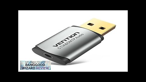 Vention CDLH0 USB External Sound Card 2-in-1 3.5mm USB Adapter Audio Interface Review