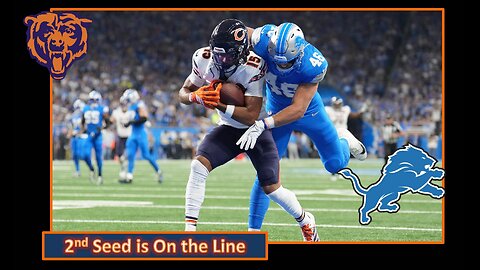 2nd Seed is on the Lion l Bears Week 18 Pre Game vs Lions l Da Bears With Dark
