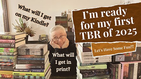 My first TBR for 2025 - What did I Pull from my TBR Tin and on my Wheels? Surprise!!!