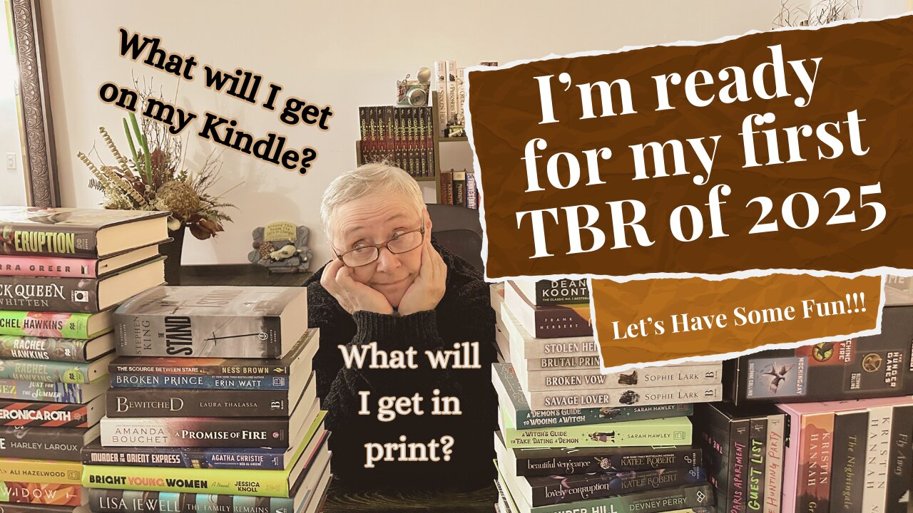 My first TBR for 2025 - What did I Pull from my TBR Tin and on my Wheels? Surprise!!!