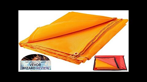 VEVOR 6 x 10 Ft Welding Blanket Orange Fiberglass Blanket Portable Fiberglass Review