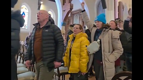 Raw Video: Leftist Nutbags Storming Cities Church In Minneapolis