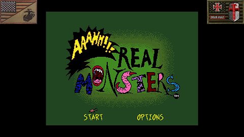 Aaahh!!! Real Monsters (Sega Genesis - Attract Mode) [NA Version]