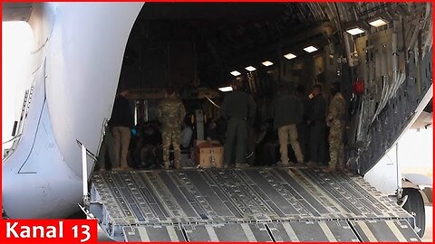 US Air Force jet carrying migrants with their hands and feet tied departed Texas for Guatemala