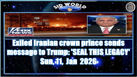 Exiled Iranian crown prince sends message to Trump_ SEAL THIS LEGACY