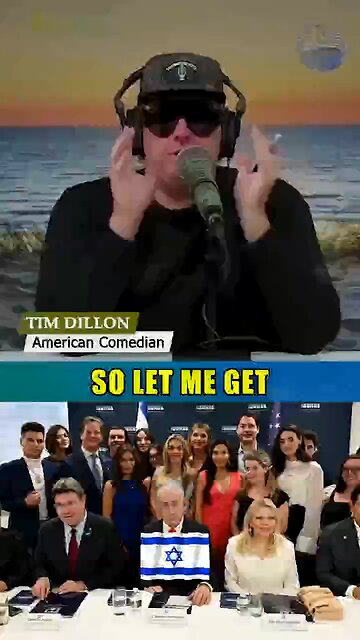 💵 $30 trillion in debt, sending billions to Israel – Tim Dillon on US foreign aid