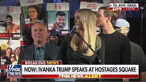 100,000+ BOO Netanyahu Hostages Square then CHANT “THANK YOU TRUMP” after Ivanka says, "He [Trump] sees you. He hears you. He stands with you"
			