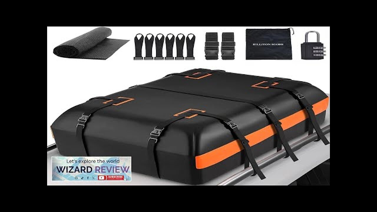 20 Cubic Feet Car Rooftop Cargo Bag Carrier Soft Roof Top Luggage Review