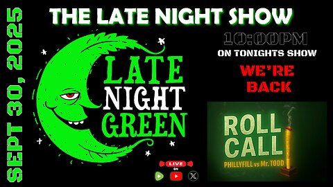🌙✨ THE LATE NIGHT SHOW IS BACK!