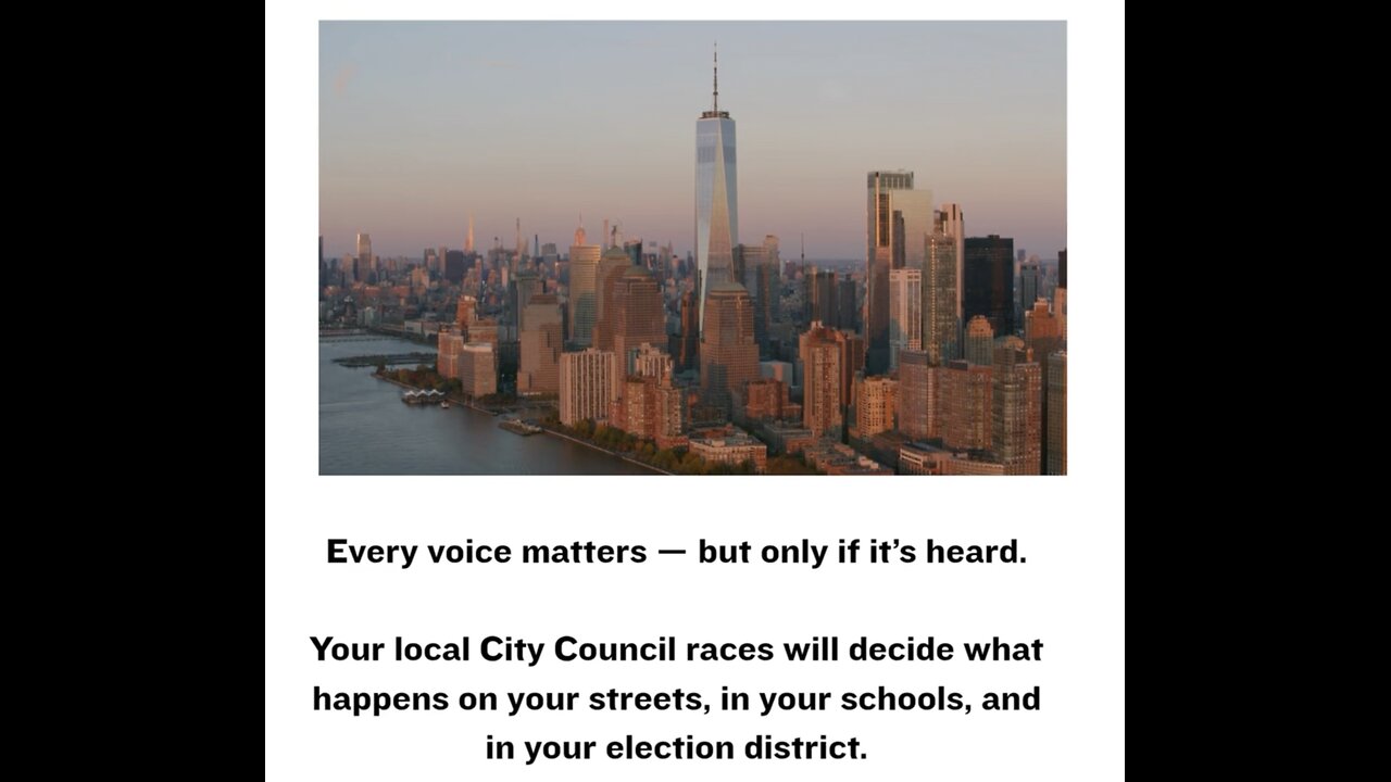 Common Sense Contract Every Voice Matters Commercial