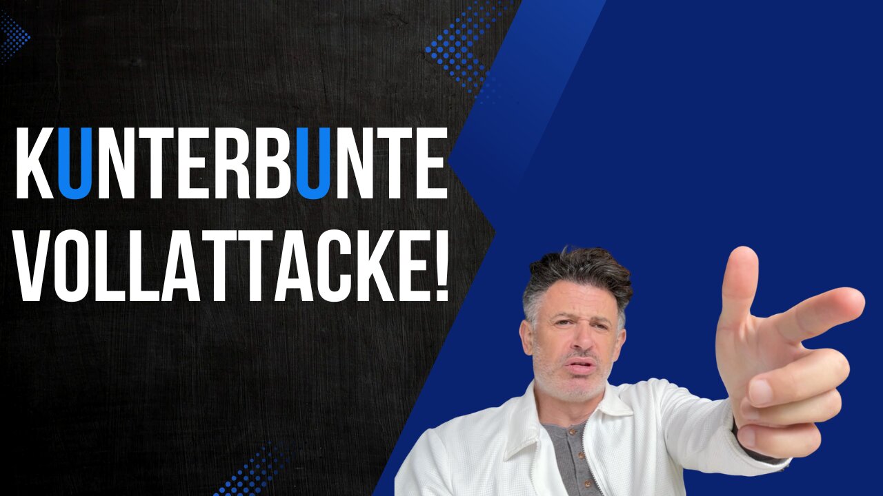 Kunterbunte Vollattacke: Martin Sellner illegal verwiesen und mehr Totalitaristenwahn