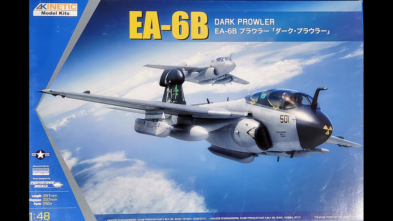 1/48 Kinetic EA-6B Prowler Review/Preview