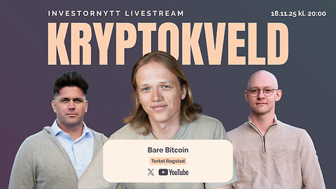 Kryptokveld med Torkel fra Bare Bitcoin