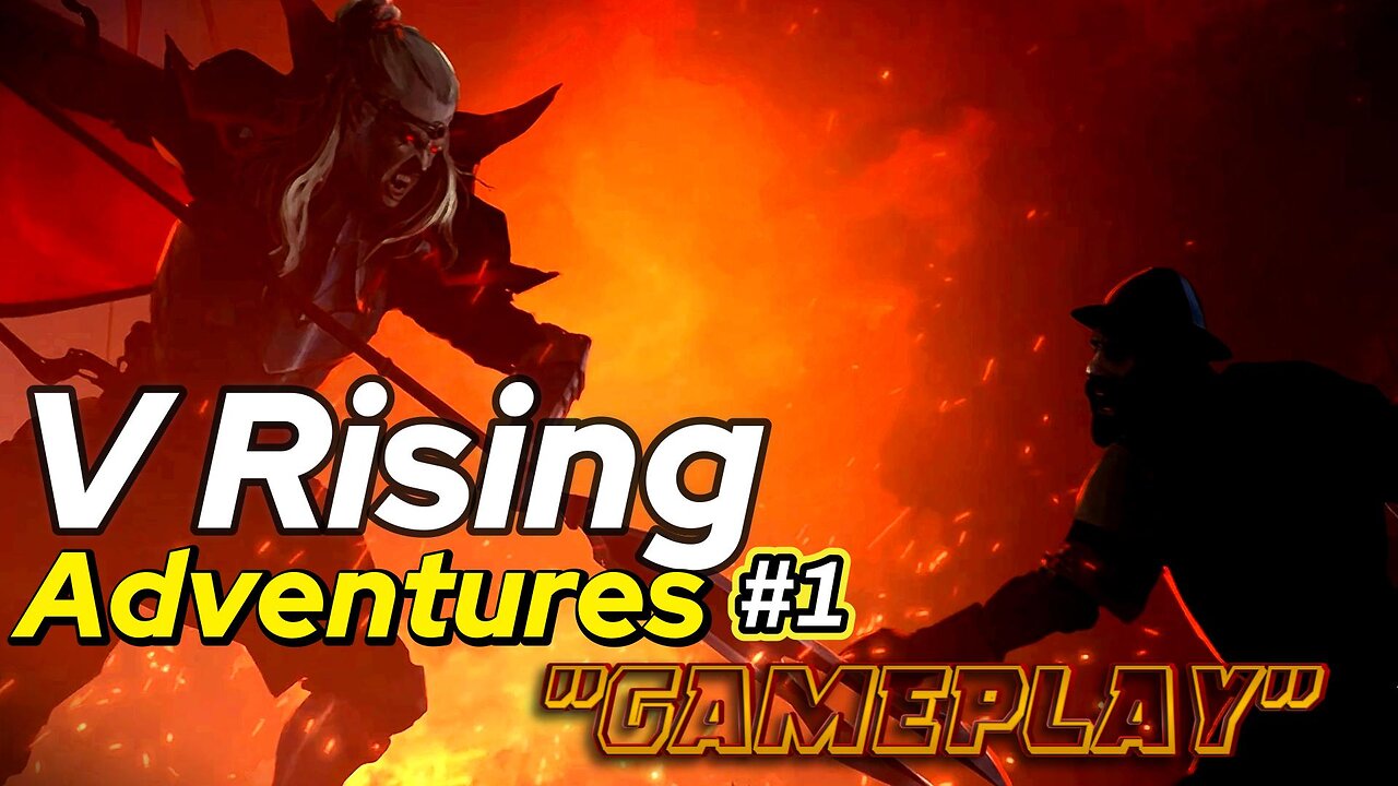 V Rising 🦇 #1 | First Hour of Gameplay — Learning the Basics & Raw Action | No Commentary