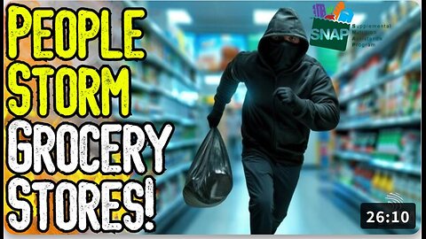 BREAKING: PEOPLE STORM GROCERY STORES! - Government Does Dry Run For Famine!