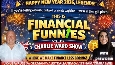 FINANCIAL FUNNIES WITH DREW DEMI. THURSDAY 1ST JANUARY 2026.