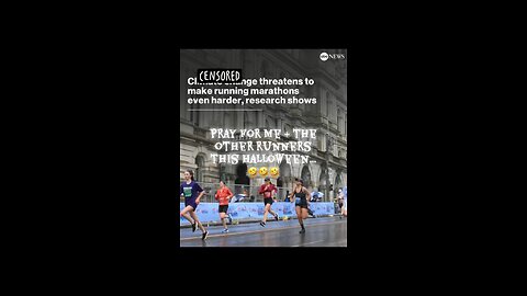 Pray for our runners, as climate change comes after them next…
