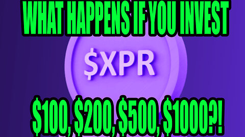 XPR AI REVEALS FUTURE PRICE !!!! I'M SHOCKED !!!!