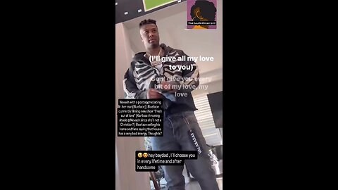 Nevaeh with a post appreciating her man(Blueface)