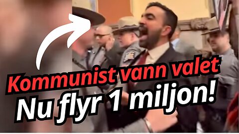 Skattekaos & raspolitik i New York – 1 miljon vill fly staden när kommunisten Zohran Mamdani vann!