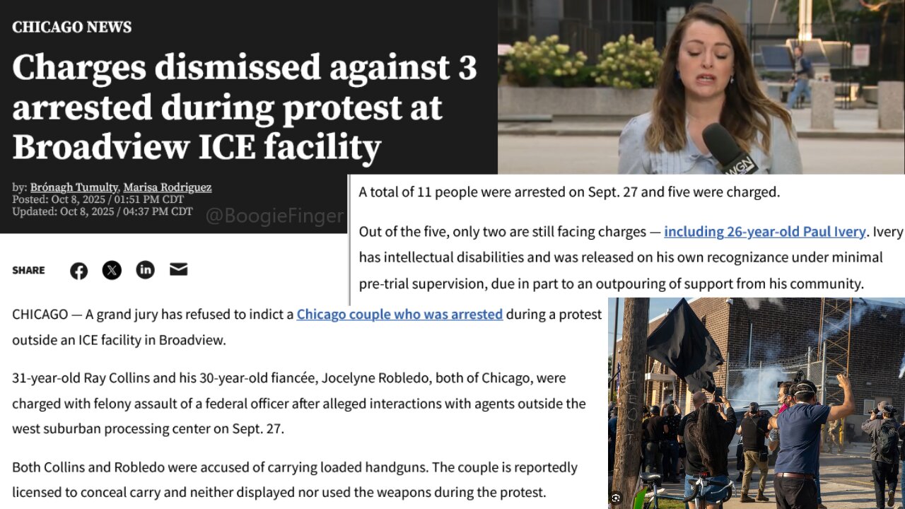 Charges dismissed against 3 arrested during protest at Chicago ICE facility