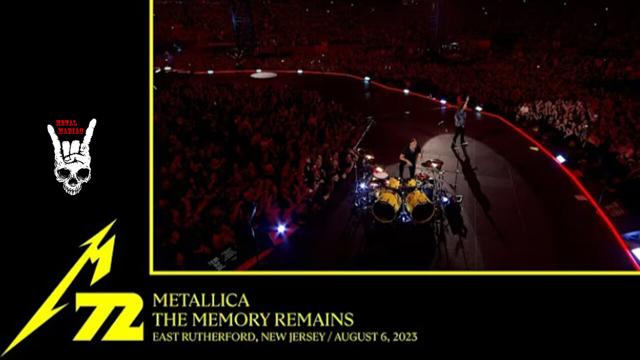 Metallica - The Memory Remains (East Rutherford - August 6 2023)