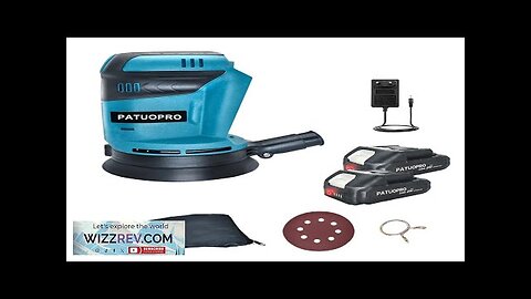 PATUOPRO Cordless Random Orbital Sander 125MM Handheld Electric Grinder Polishing Machine Review