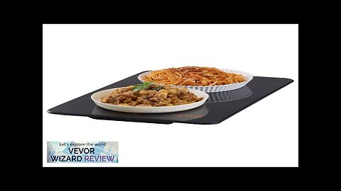 VEVOR Electric Warming Tray 16.5" x 11" Portable Tempered Glass Heating Tray Review