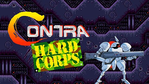 Contra: Hard Corps (Genesis) No hit (Custom borders)