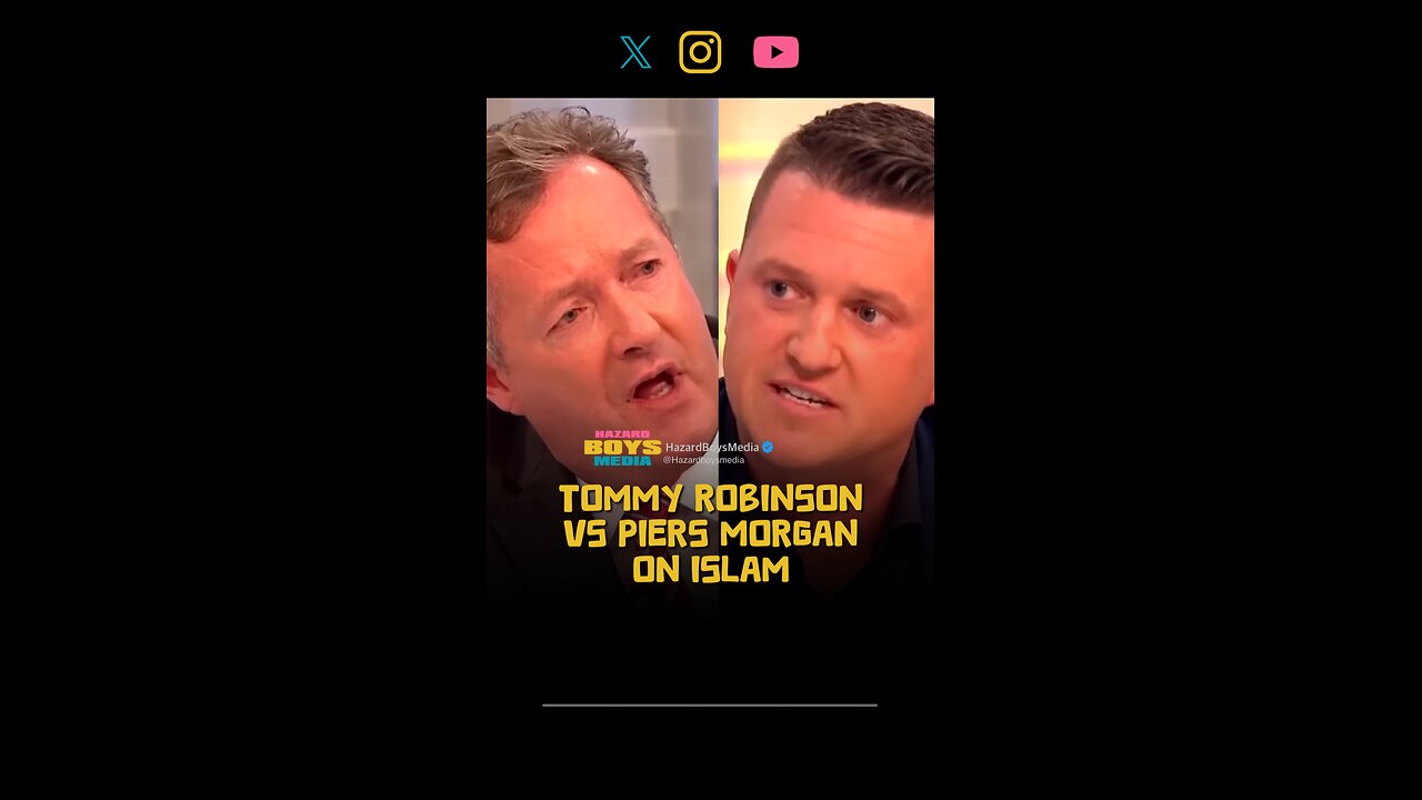 Tommy Robinson Vs Piers Morgan on Islam