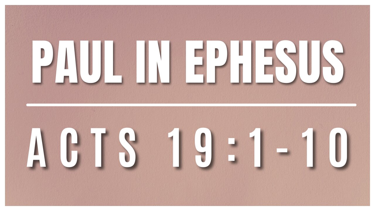 ECF Livestream 01-26-2025 | Acts 19:1-10 _ Kevin Salinas | Worship with Bradbury's