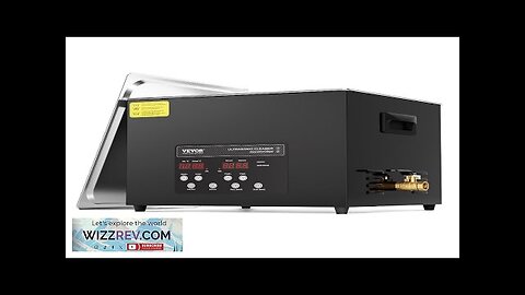 VEVOR 15L Ultrasonic Cleaner with Heater and Timer 360W Stainless Steel Ultrasonic Review