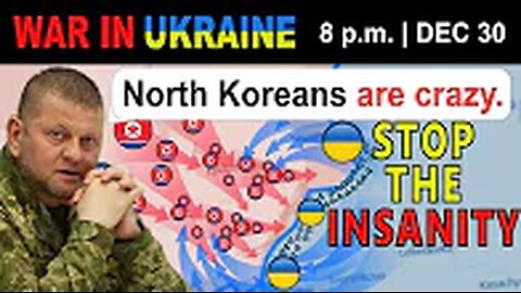 30 Dec: FOOTAGE. North Korean Human Sacrifice Tactic: Using Human Bait for Drones. | War in Ukraine