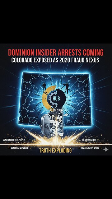 Dominion Insider Arrests Coming – Colorado Exposed as 2020 Fraud Nexus