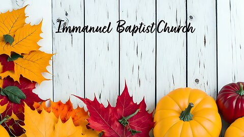 Pastor Jon McConkey A Healthy Church, 10-05-2025