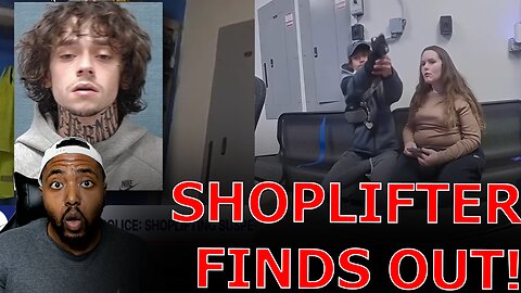 THUG Shoplifter FINDS OUT After PULLING GUN TO SHOOT Cop ARRESTING Him FOR STEALING In Walmart!