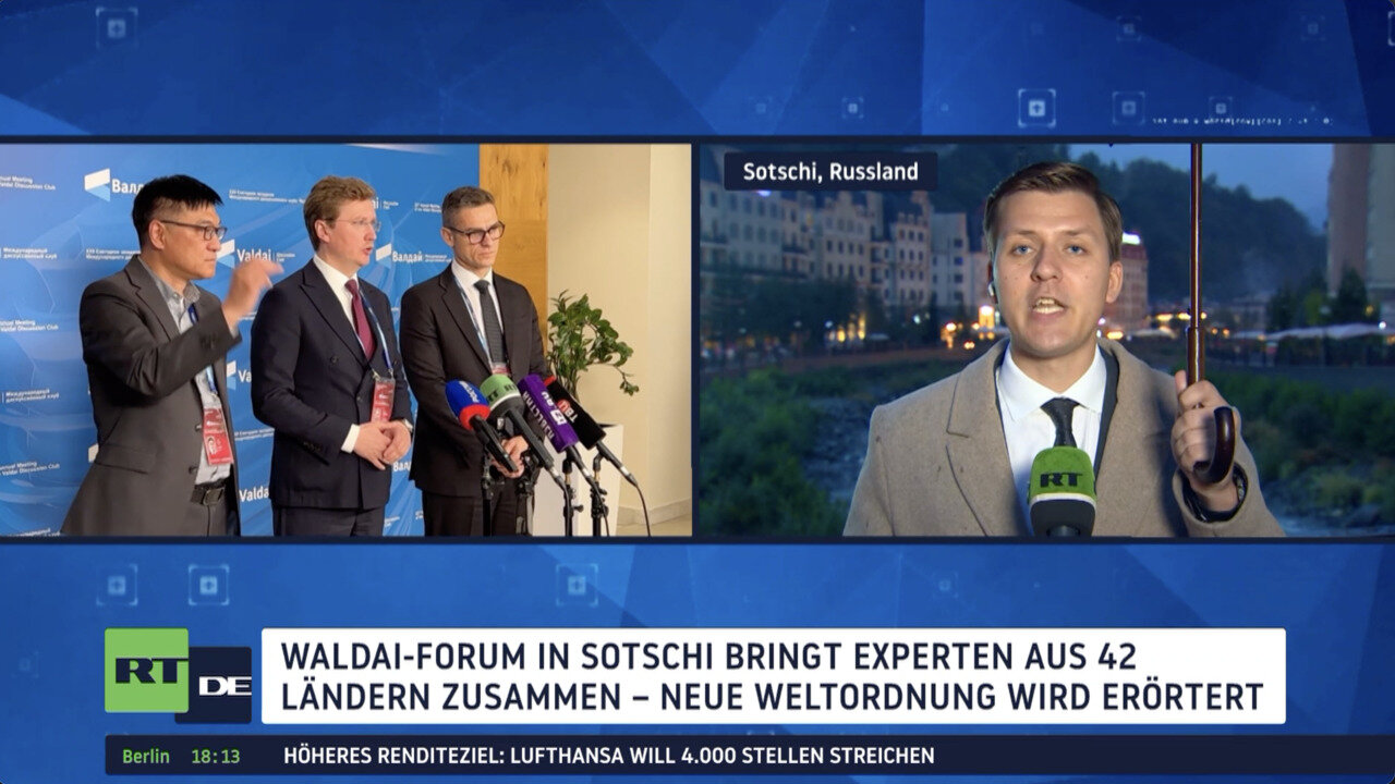 Sotschi: Waldai-Konferenz 2025 startet mit Teilnehmern aus 42 Ländern