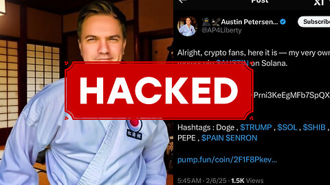 HACKED Stream - AP4Liberty's "Memecoin" Cyber Attack