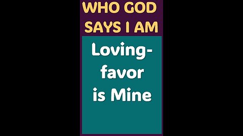 LOVING-FAVOR IS MINE #wordofgod #Jesus #God #power #kindness #love #help #hope #faith #blessings
