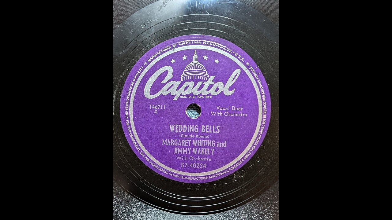 Capitol 57-40224A Wedding Bells