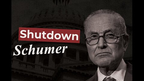 SCHUMER SHUTDOWN: Chuck Schumer has announced Democrats will be BLOCKING the CR bill from passing